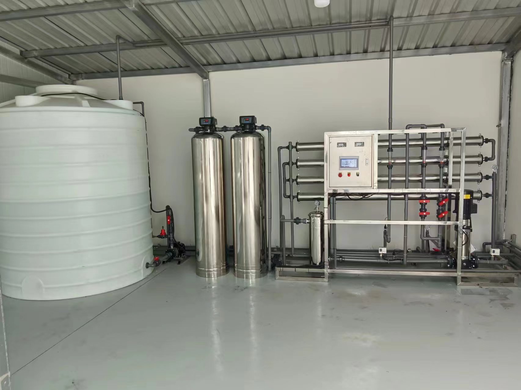 不锈钢2吨纯水设备